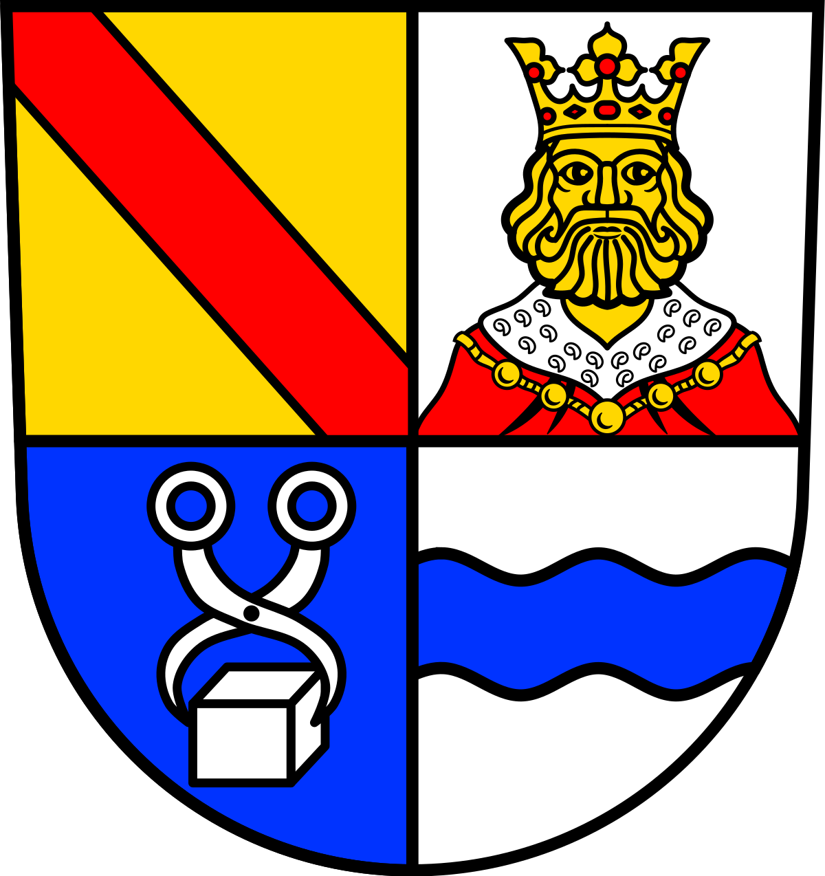 Gemeinde Königsbach-Stein (Wappen)